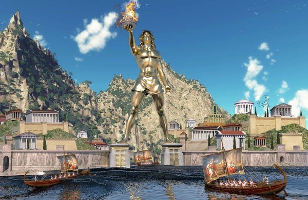 colossus of rhodes ruins