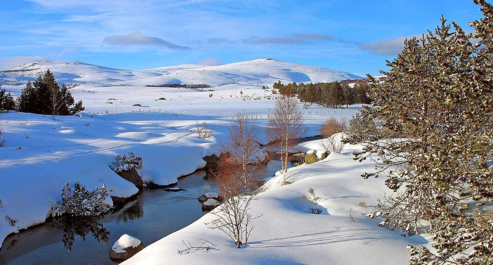 Les C Vennes En Hiver