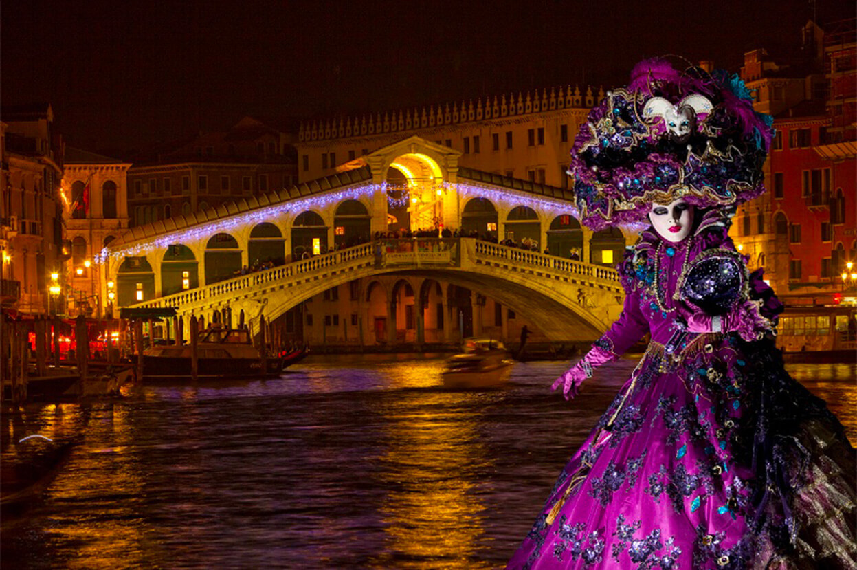 Une nuit au Carnaval de Venise