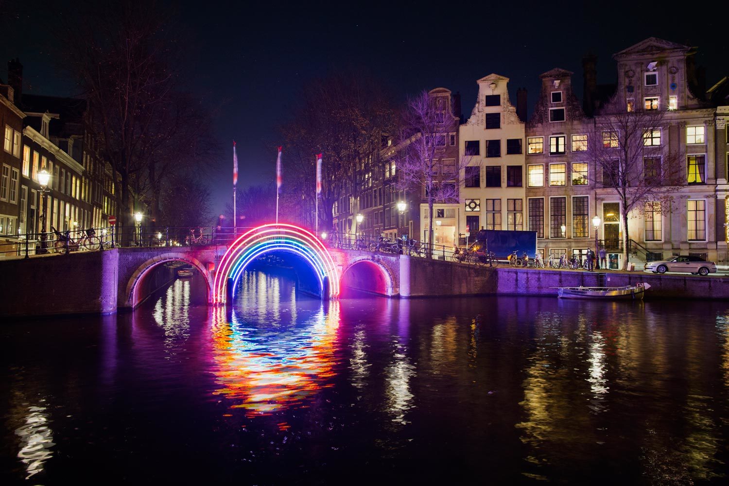 Festival des lumières à Amsterdam PaysBas